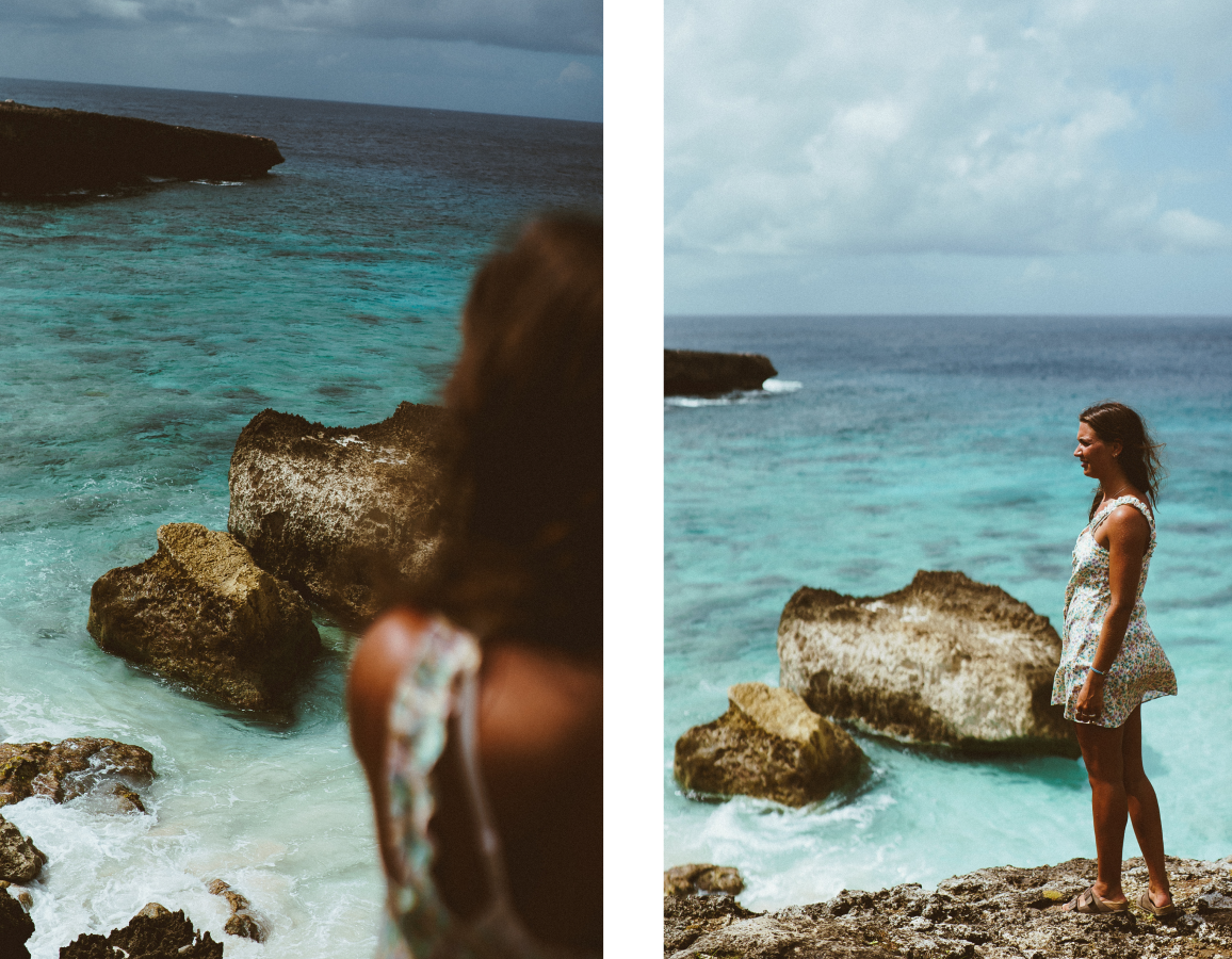 Maureen watching the sea